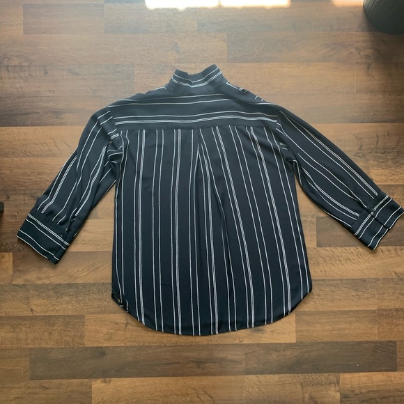 Ann Taylor Black & White Striped Tunic - Picture 4 of 4